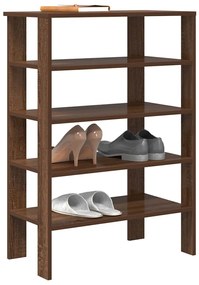 Scarpiera Rovere Marrone 61x32x87,5 Cm İn Truciolato /