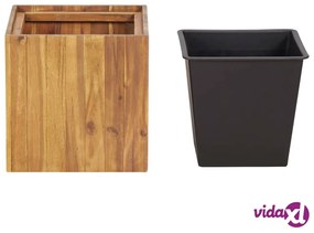 vidaXL Letto Rialzato da Giardino 33,5x33,5x33,5cm Massello di Acacia