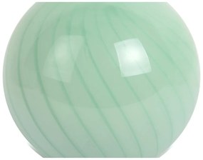 Lampada da tavolo verde chiaro con paralume in vetro (altezza totale 17 cm) Summer Globe – Leitmotiv