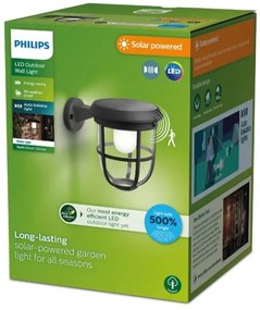 Philips-Applique a LED solare con sensore RADII LED/1,3W/3,7V 3000K IP44