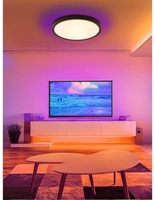 Immax NEO 07166-B40-LED RGBCCT Lampada dimmerabile 50W/230V Wi-Fi Tuya black+TC