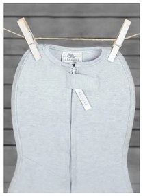 Coperta avvolgente Sleepee First Step Swaddle con cappellino in omaggio grigio chiaro