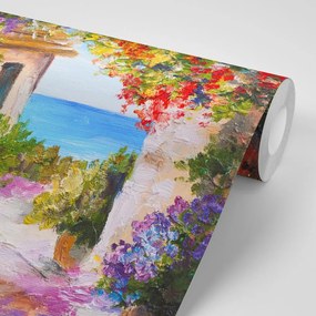 Carta da parati – Cottage costiero estivo