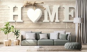 Carta da parati autoadesiva – Scritta Home in stile vintage