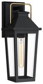 Quoizel QZ-BUCKLEY-M-MBK - Applique da esterno BUCKLEY M 1xE27/40W/230V IP44