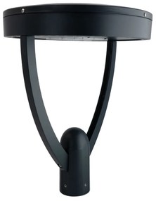 Lampione Stradale 40W 120lm/W Iron Black - Lumileds Colore Bianco Freddo 5.500 K