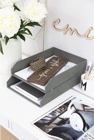 Organizer in cartone per documenti in set da 2 Hakan - Bigso Box of Sweden