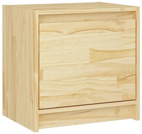 Comodini 2 pz 40x30,5x40 cm in legno massello di pino