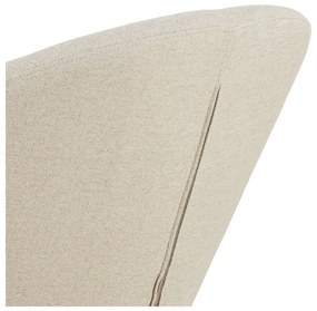 Poltrona beige girevole Center – Actona