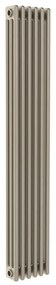 Radiatore acqua calda Comby in acciaio 3 colonne, 6 elementi, interasse 1735 mm, sabbia