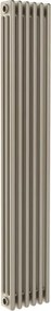 Termosifone in acciaio tubolare 3 colonne 6 elementi interasse 1935 mm ERCOS Comby sabbia