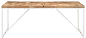 Tavolo da pranzo 180x90x76 cm legno massello di acacia e mango