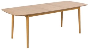 Tavolo da pranzo pieghevole con piano in rovere 180x90 cm Montreux - Actona