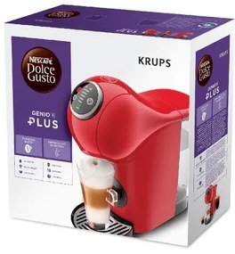 Krups - Macchina da caffè a capsule NESCAFÉ DOLCE GUSTO GENIO S PLUS 1500W rosso