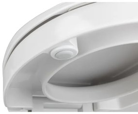 WENKO 21905100-Sedile WC SECURA 37x44 cm bianco/grigio