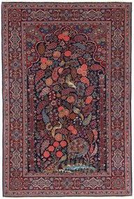 Kashan Tappeto persiano 150x200 (Iran) Annodato A Mano