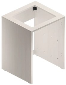 Mobile lavanderia Jnka in truciolare legno noce P 66 x L 70 x H 92 cm