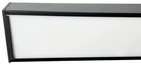 Plafoniera LED LED/32W/230V 4000K 120x7 cm nero
