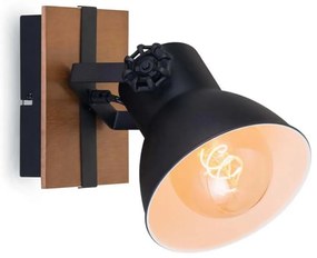 Briloner 2742-015 - Faretto da parete RETRO 1xE27/25W/230V nero