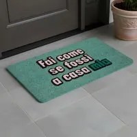 Zerbino 40x70 cm azzurro Zerbinomania