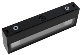 Lampada da parete moderna nera 22cm incl. LED IP65 - Hannah