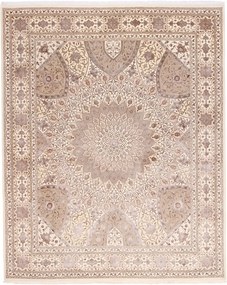 Tabriz Tappeto orientale 310 x 250 Grigio (Indian) Annodato A Mano