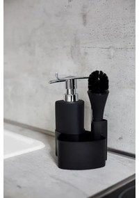 WENKO 3620117800 - Dispenser di sapone FESTIVAL 10x18 cm nero