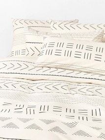 Copripiumino in cotone percalle con motivo boho Kohana