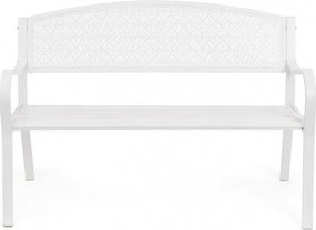 Panca 2 Posti 123x55x84h cm Lizette Bianco...