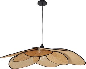 Lampadario a sospensione con filo TOBAGO 1xE27/20W/230V diametro 100 cm beige