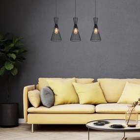 Rabalux 72006 - Lampadario a cavo LEANDROS 3xE27/60W/230V