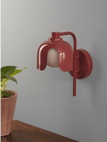 Osram - Lampada da parete DECOR COROLLE 1xG9/20W/230V rossa