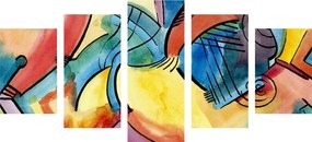 Quadri 5 pezzi – Arte astratta