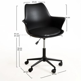 Sedia Synk Office - Nero