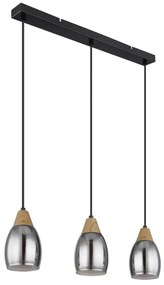 Globo 15706-3H - Lampadario a sospensione con filo REID 3xE27/15W/230V