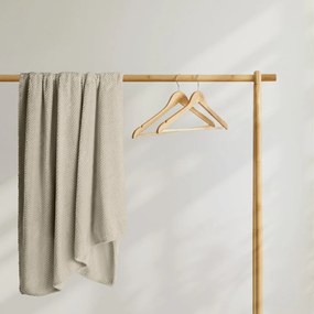 Coperta in microfibra marrone chiaro, 150 x 200 cm Henry - DecoKing