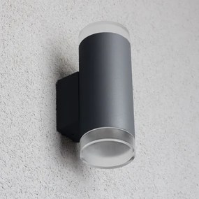 Brilagi - Applique da esterno MATERA 2xGU10/30W/230V antracite IP54