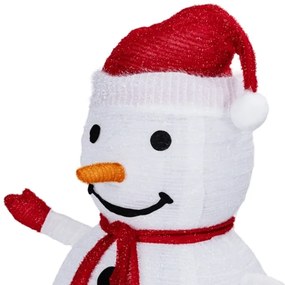 Aigostar - Decorazione natalizia LED per esterni 50xLED/3xAA 0,7m IP44 pupazzo di neve