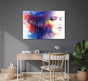 Quadro su tela – Bellezza femminile affascinante