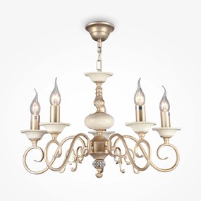 Maytoni | Perla Lampadario moderni Elegant Crema, Oro