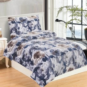 Set copripiumino e federa viola in micropile per letto singolo 140x200 cm Riana – My House