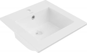 Mexen Atena lavabo da incasso 41 x 41 cm, bianco - 25014100