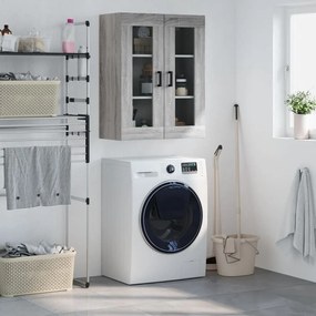 Mobile A Parete Grigio Sonoma 69,5x34x90 Cm /