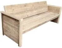 Panca da Giardino in legno Vince dimensioni 175Lx72Hx57D cm