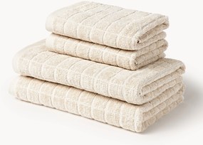 Set di asciugamani in cotone-lino Edita, varie misure