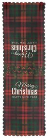 Set di 4 federe natalizie e runner da tavola Tartan Christmas - Minimalist Cushion Covers