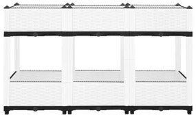 Fioriera Rialzata 120x40x71 cm in Polipropilene