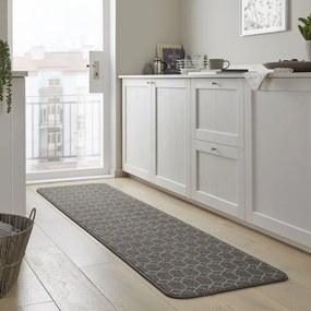 Runner lavabile grigio scuro 57x230 cm Argyll - Flair Rugs