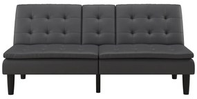 Divano letto grigio in similpelle 191 cm Maine - Støraa