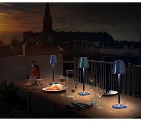 Retlux - LED Lampada da tavolo ricaricabile dimmerabile LED/3W/1800 mAh blu scuro